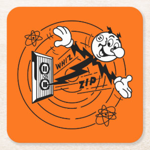 Porta-copo De Papel Quadrado Conjunto de Portas copos Reddy Kilowatt Muito Dive