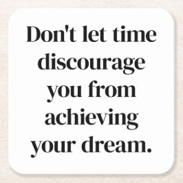 Porta-copo De Papel Quadrado Conquistando Seu Apoio de Papel dos Sonhos