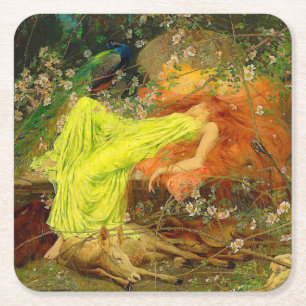 Porta-copo De Papel Quadrado Conto de Fadas Arthur Wardle