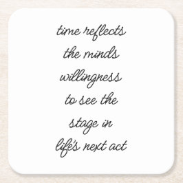 Porta-copo De Papel Quadrado Copo de Papel do Próximo Ato da Vida