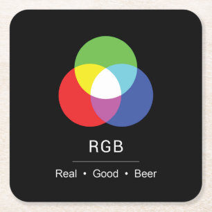 Porta-copo De Papel Quadrado Copo do RGB Really Good Beer Designer