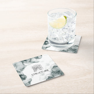 Porta-copo De Papel Quadrado Cor d'água do tonel