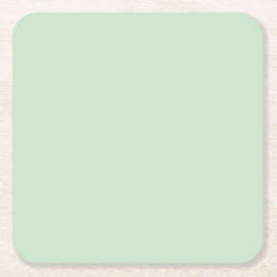 Porta-copo De Papel Quadrado Cor Sólida Verde Minúscula SW 6736