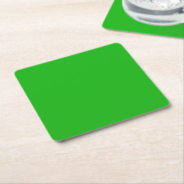 Porta-copo De Papel Quadrado Cor Verde