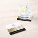 Porta-copo De Papel Quadrado CORPORATE ANNIVERSARY elegante business gold<br><div class="desc">por kat massard / WWW.SIMPLYSWEETPAPERIE.COM Adorem o design,  mas gostariam de ver algumas mudanças - outro esquema de cores,  produto,  adicionar uma fotografia ou adaptar para uma ocasião diferente - sem preocupações,  simplesmente contactem-me,  kat@simplysweetPAPERIE.com Tenho o prazer de ajudar!</div>