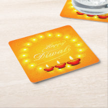 Correspondente ao Feliz Diwali Amarelo