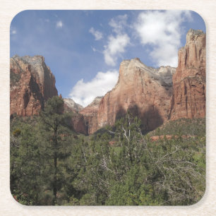 Porta-copo De Papel Quadrado Corte dos Patriarcas II no Parque Nacional de Zion