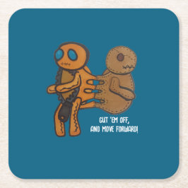 Porta-copo De Papel Quadrado corte-os