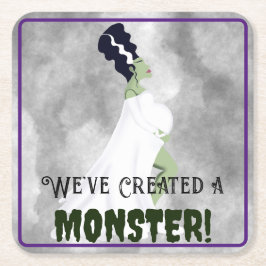 Porta-copo De Papel Quadrado Criamos um monstro!