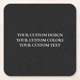 Porta-copo De Papel Quadrado Crie seu próprio personalizado