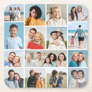 Porta-copo De Papel Quadrado Crie Sua Própria Colagem De Fotos 15