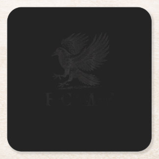 Porta-copo De Papel Quadrado Crow, F-Caw-F Funny Bird Gothic Adult Humor Cool U