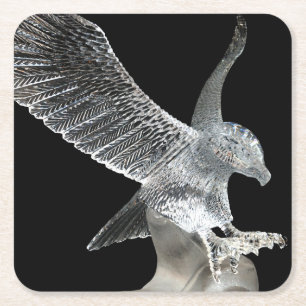 Porta-copo De Papel Quadrado Crystal Eagle