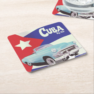 Porta-copo De Papel Quadrado Cuba de avião
