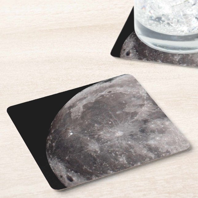 Porta-copo De Papel Quadrado Curva da Lua Cheia Imagem de Astronomia (Criador carregado)