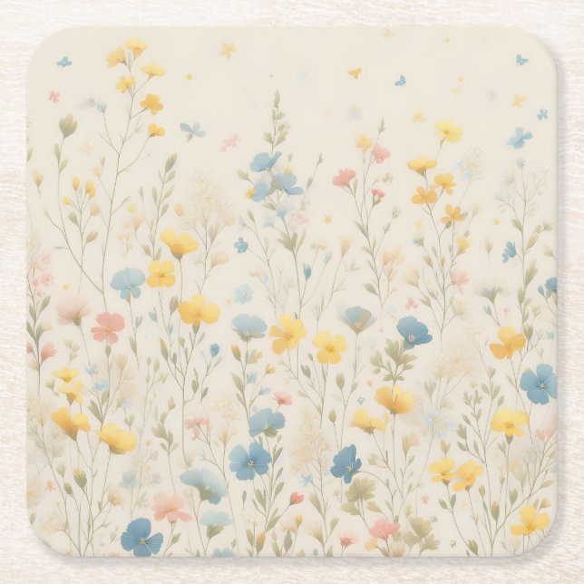 Porta-copo De Papel Quadrado Delicar Arte-dos-Prados (Frente)