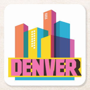 Porta-copo De Papel Quadrado Denver no design