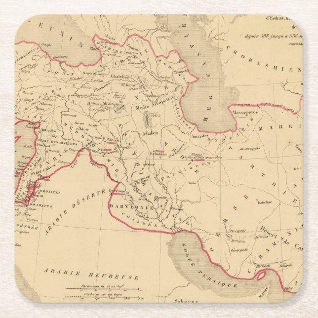 Porta-copo De Papel Quadrado DES Perses de L'Empire (Frente)