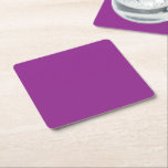 Porta-copo De Papel Quadrado Design com um impressionante fundo roxo e branco<br><div class="desc">6 Porta-copos de Papel Quadrados Personalizados para Qualquer Evento.</div>
