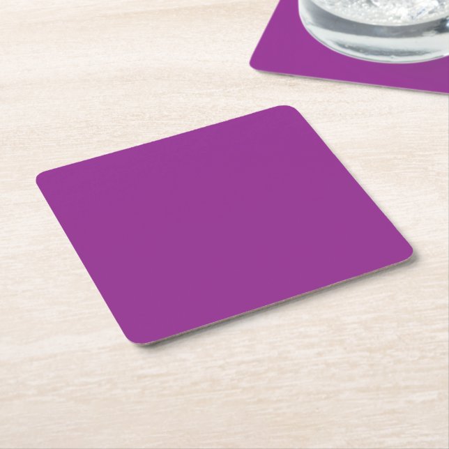 Porta-copo De Papel Quadrado Design com um Incrível Fundo Roxo e Branco (Inclinado)