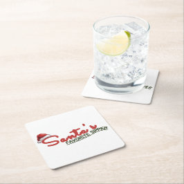 Porta-copo De Papel Quadrado Design de Feriado de Estiper Favorito dos papais n