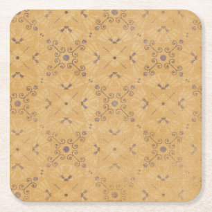 Porta-copo De Papel Quadrado Design de Vintage