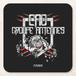 PORTA-COPO DE PAPEL QUADRADO DESSOUS DE VERRE ANTENNES