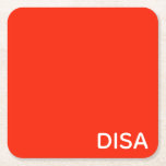 Porta-copo De Papel Quadrado Disa Red Color name<br><div class="desc">Disa Red Color name</div>