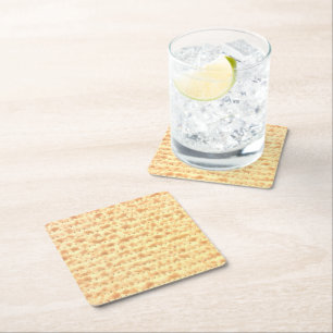 Porta-copo De Papel Quadrado Diversão Matzo Passover 4Hannah