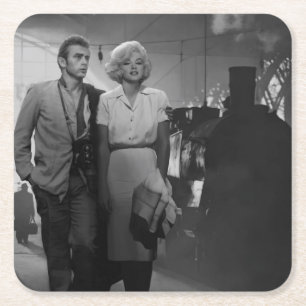 Porta-copo De Papel Quadrado Dizendo o adeus