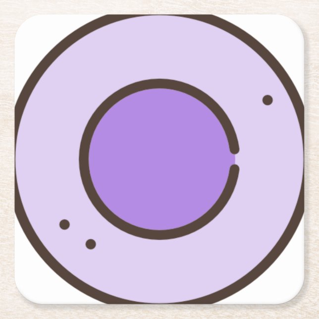 Porta-copo De Papel Quadrado doce (Frente)