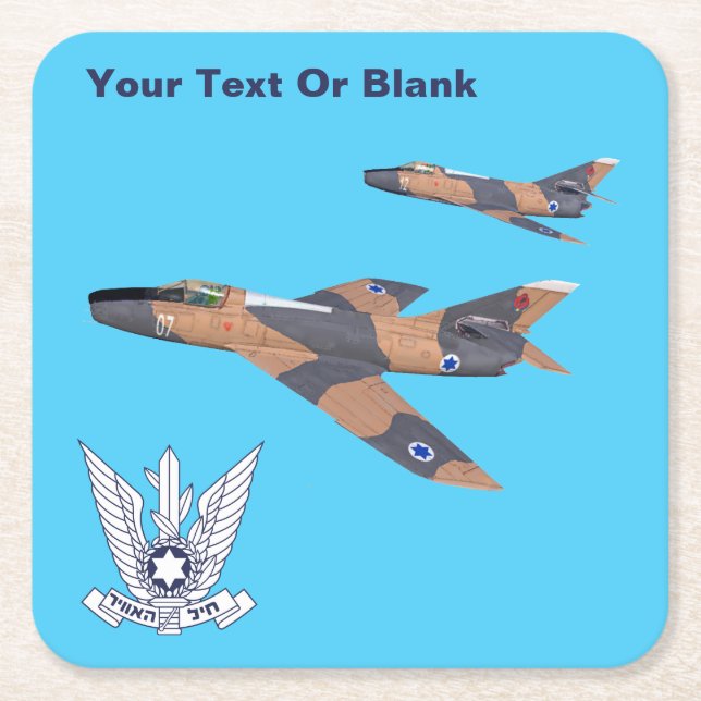 Porta-copo De Papel Quadrado Dois Israel Super Mystères (Frente)