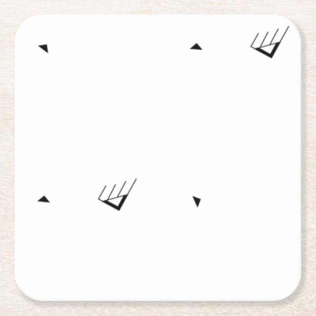 Porta-copo De Papel Quadrado Dot, Pale Grey Paper Coaster (Frente)
