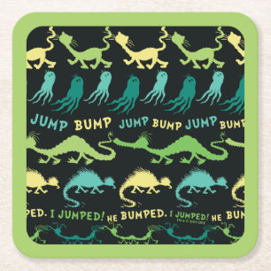 Porta-copo De Papel Quadrado Dr. Seuss   Padrão de Halloween "Bump Jump"