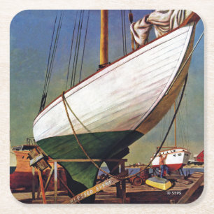 Porta-copo De Papel Quadrado Dry Dock de John Atherton