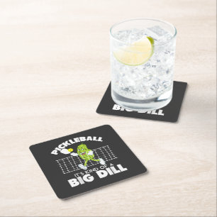 Porta-copo De Papel Quadrado É uma Grande Coisa - Remo de Pickleball Engraçado