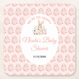 Porta-copo De Papel Quadrado Easter Bunny Baby Shower