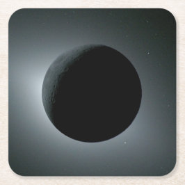 Porta-copo De Papel Quadrado Eclipse Total do Sol Artemis II