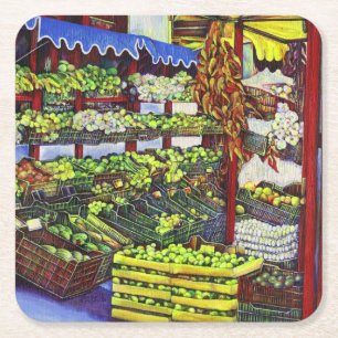 Porta-copo De Papel Quadrado Eddie's Market, Hungria
