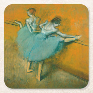 Porta-copo De Papel Quadrado Edgar Degas Dançarinas na Barra Impressão: Arte do