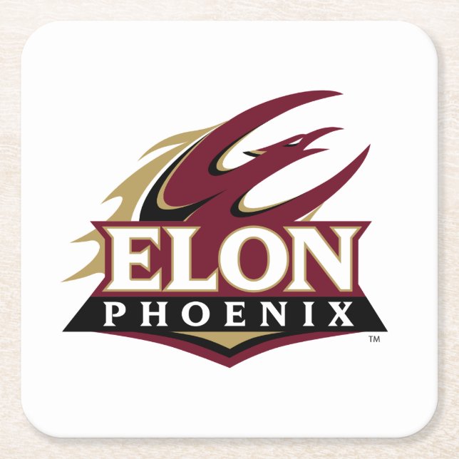 Porta-copo De Papel Quadrado Elon Phoenix (Frente)