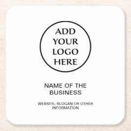 Porta-copo De Papel Quadrado Empresa profissional Empresa corporativa Seu logot