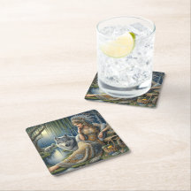 Encantamento Luar na Floresta Mística