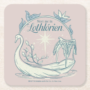 Porta-copo De Papel Quadrado Encontre-me em LOTHLORIEN™ - Barco Cisne