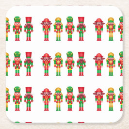Porta-copo De Papel Quadrado Enfeites de Natal de quebra-nozes