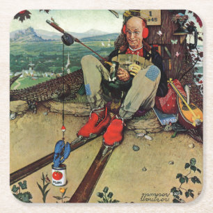 Porta-copo De Papel Quadrado Enganado, 1945