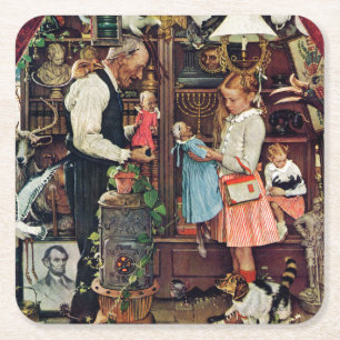 Porta-copo De Papel Quadrado Enganado, 1948