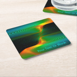 Porta-copo De Papel Quadrado Entangência Quântica