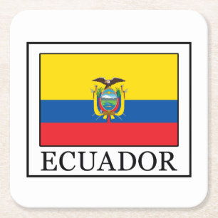 Porta-copo De Papel Quadrado Equador