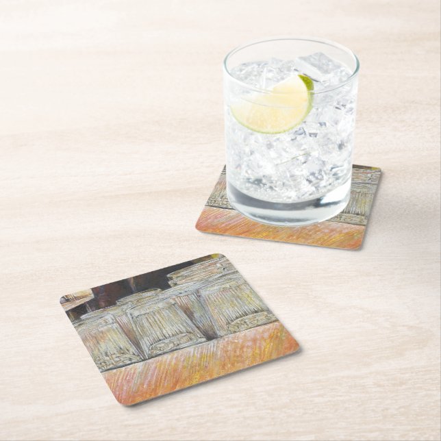 Porta-copo De Papel Quadrado Equivalente Luminoso de Emoções Passivas (Insitu)